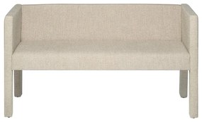 Bancă bej cu tapițerie din stofă bouclé Sitta – Blomus