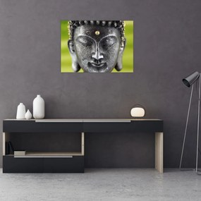 Tablou pe sticlă - Statuia lui Buddha II. (70x50 cm)