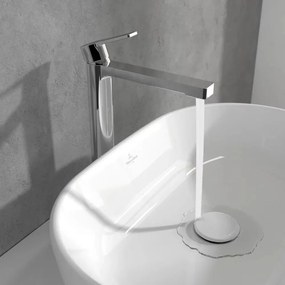 Baterie lavoar inalta Villeroy&Boch Architectura monocomanda crom lucios cu ventil Push-Open
