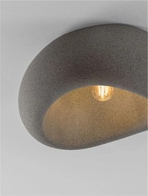Plafoniera design modern, Stone Gray, AERE, L 50cm