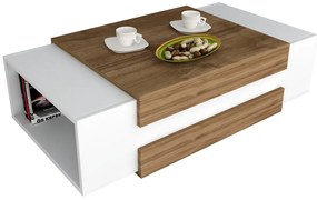 Masă de cafea Nora White Walnut