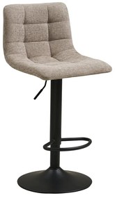 Scaun de bar bej cu înălțime ajustabilă tapițat (înălțime șezut 61 cm) Middelfart – House Nordic