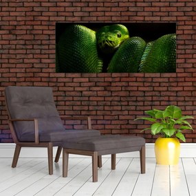 Tablou - Șarpele verde (120x50 cm)