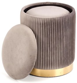 Scaun Monty, gri/auriu