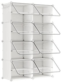 Pantofar modular AGMO 83x125 cm, alb