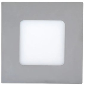 Spot incastrabil pentru baie design modern Lois IP44 crom 9x9cm