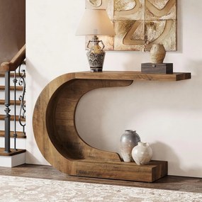 MAM12 - Masa Consola, 110 cm, masuta hol, living, dining, dormitor - Maro