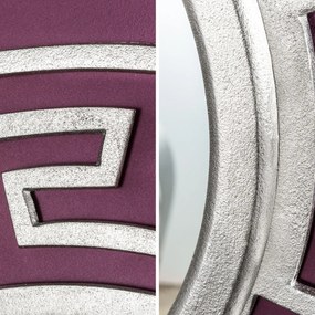 Oglinda decorativa Euphoria 85cm, argintiu