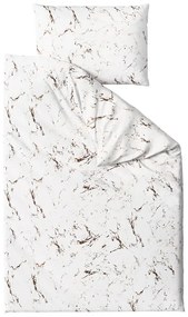 Lenjerie de pat din microfibra MARBLE, albă Dimensiune lenjerie de pat: 70 x 90 cm | 140 x 200 cm
