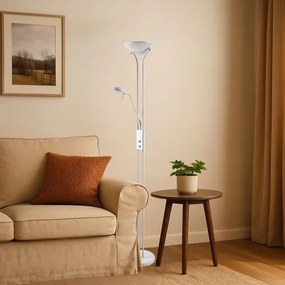 Brilagi - Lampă de podea dimabilă SCARLETT 1xR7s/230W/230V + 1xG9/40W albă