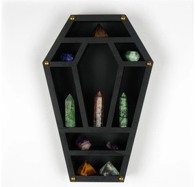 Raft decorativ de perete Ketina 1 (negru) . 1093676