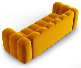 Canapea galbenă 228 cm Lupine – Micadoni Home