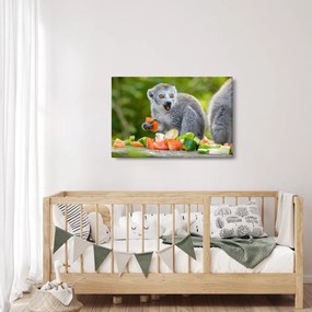 Tablou cu lemur (90x60 cm)