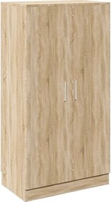 vidaXL Pantofar cu 7 rafturi, culoarea stejarului