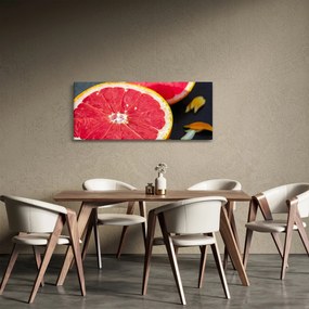 Tablou cu grapefruit tăiat (120x50 cm)