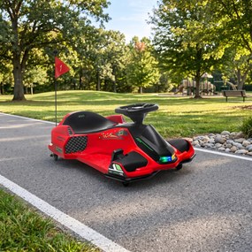 HOMCOM Kart Electric pentru Copii cu Pedale pentru Copii cu Pornire Lentă și Centură, 90x53x99 cm, Roșu | Aosom Romania