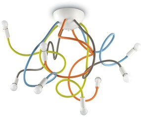 Lustra aplicata cu brate flexibile, MULTIFLEX PL8 COLOR 159010