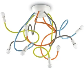 Lustra aplicata cu brate flexibile, MULTIFLEX PL8 COLOR 159010