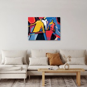 Tablou - Abstract bărbați (70x50 cm)
