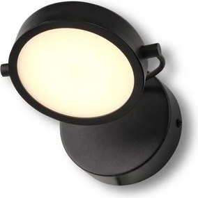Osram - Aplica de perete LED DECOR PUCK, 11 W, 230 V, negru