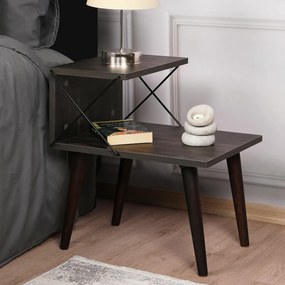 Măsuță de noptieră Cross Dark Brown