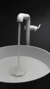 🚰 Baterie chiuvetă freestanding SILIA, finisaj bianco – Cod BQS_A2KK