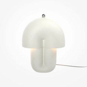 Veioza decorativa LED din ceramica Hope alb mat