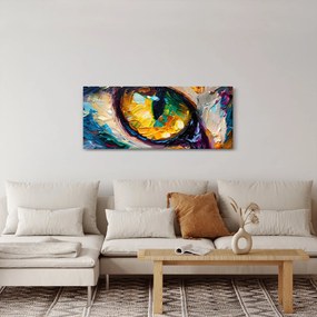 Tablou - Ochi de pisică Pictură (120x50 cm)