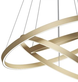 Lustra suspendata LED design tehnic Rim alama MYMOD058PL-L100BS4K