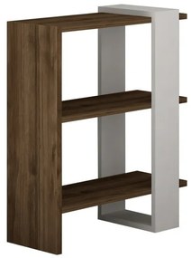Set de mobilier pentru living Gaye, Nuc- Alb