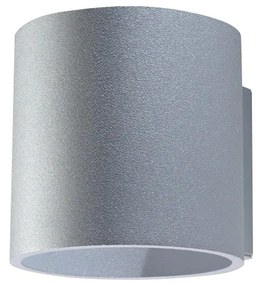 Aplică de perete Sollux Roda, gri