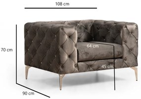 Fotoliu Como, Antracit