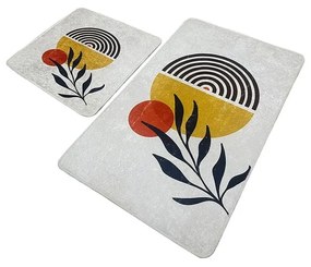 Covorașe de baie gri-deschis 2 buc. 60x100 cm Le Soleil – Foutastic