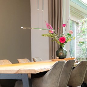 Lampă modernă cu pandantiv din oțel cu LED reglabil - Bold