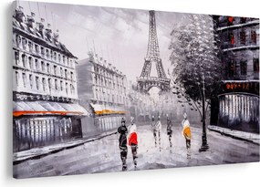 Tablou - Pictură în ulei, Paris (90x60 cm)