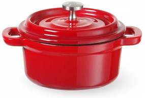 Oală cu capac din fontă 270 ml adecvată pentru plita cu inducție – Hendi