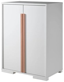 Dulap de copii pentru pat supraetajat Vipack London, alb