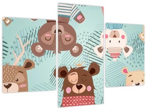 Tablou - Ursuleții veseli (90x60 cm)