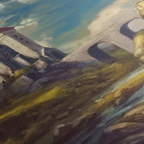 Tablou - Castelul medieval (90x60 cm)