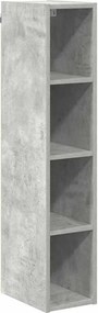 vidaXL Dulap suspendat Gri din beton 20 x 29,5 x 100 cm Lemn compozit
