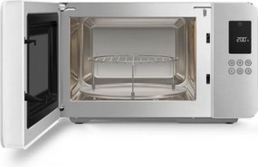 Cuptor cu microunde cu gratar 4in1 SMEG Collezione MOC01WHMEU, 1900 W, 29 l, 18 programe, Inchidere lina, Semnal sonor, Ecran LCD, Alb mat