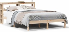 vidaXL Cadru de pat fără saltea, 150x200 cm, lemn masiv pin