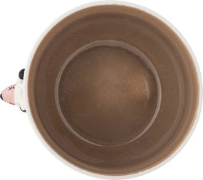 Bol pentru copii alb/maro din gresie ø 14 cm Dolly – Bloomingville Mini