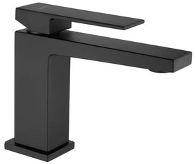 Sapho - Baterie pentru lavoar LATUS, 14 cm, negru mat