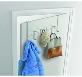 Cuier de ușă argintiu din metal 45 cm – Metaltex