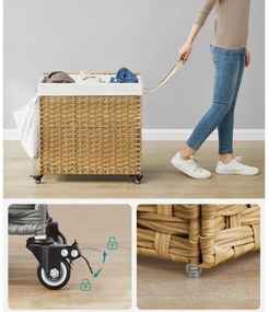 Coș de rufe FLYN din ratan