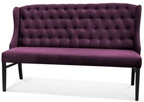 Bancuta tapitata Royal Chesterfield burgundy – H98 cm