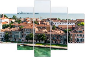 Tablou - Vedere aeriană a orașului (150x105 cm)