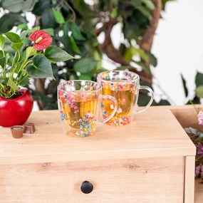 Pahare termo 4Home Floral Hot&Cool 300 ml, 2buc.