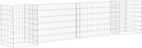vidaXL Jardinieră gabion în formă de H, sârmă oțel, 260 x 40 x 60 cm